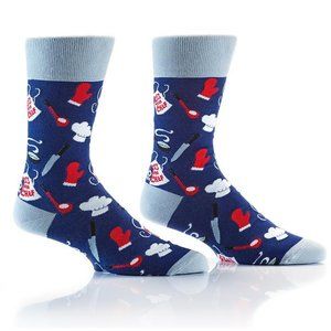 YO Sox Men's "Chef" Dress Crew Socks